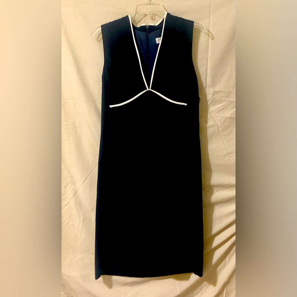 CDC sleeveless black dress size 12